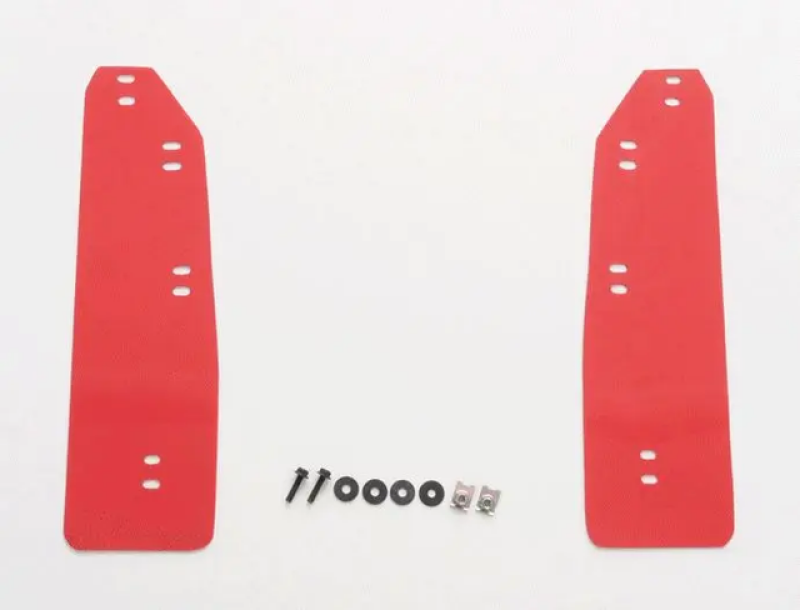 Honda Civic Type-R Mud Flaps - Front - Cusco - EVA Bolt-On - Red - `23-`27
